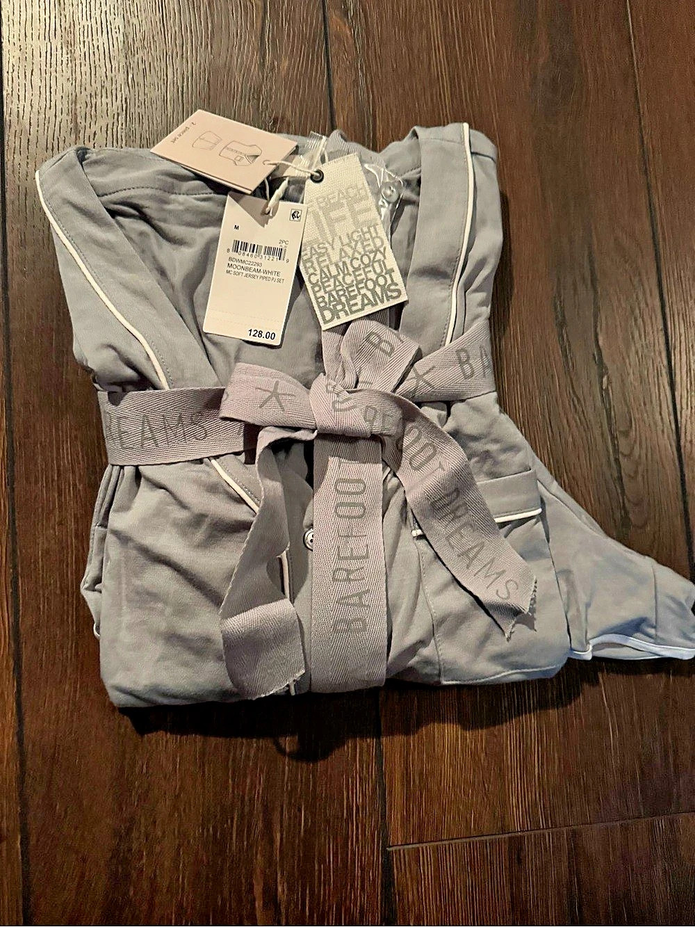 Malibu Collection 2-piece set womens Gray NWT